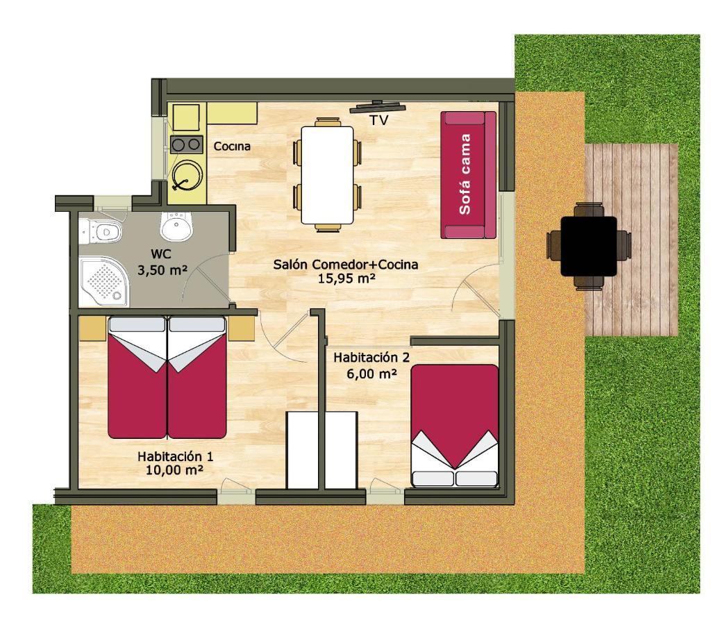 Veragua. Glamping Y Apartamentos Turisticos Вільянуева-де-ла-Вера Екстер'єр фото